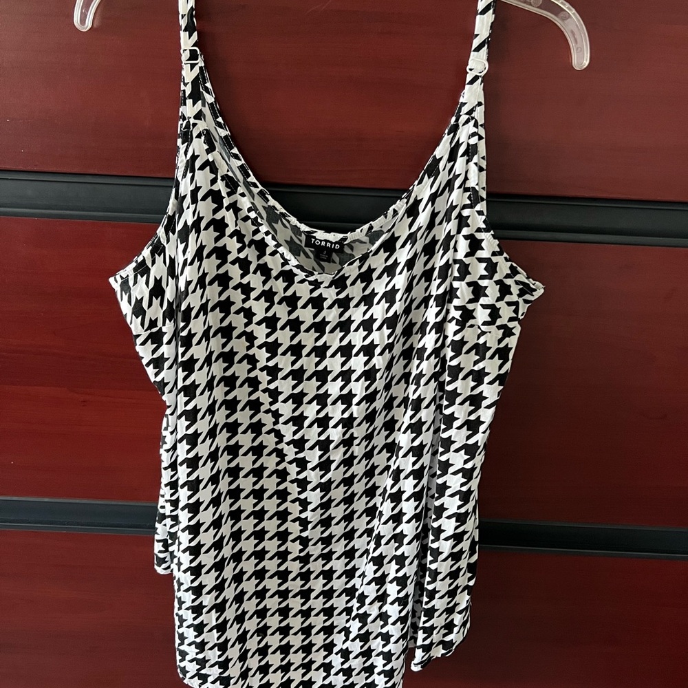 Torrid Monochrome Star Print Blouse